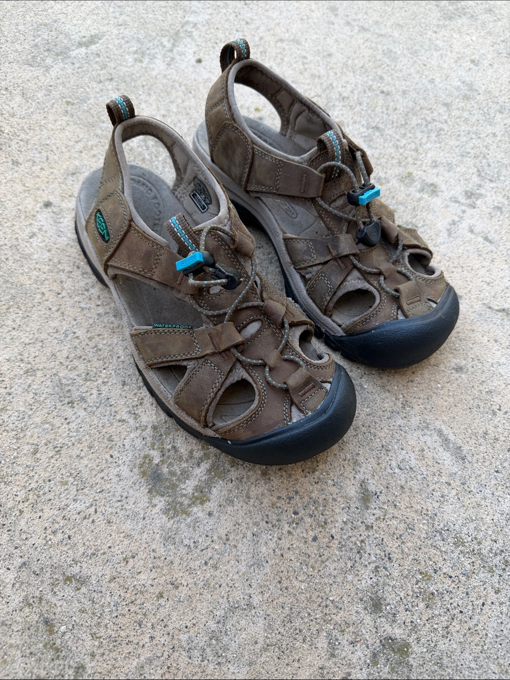 KEEN Women's Venice Brown Waterproof Hiking Sandals Size 7
